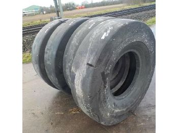  Unused 14.00-24 Tyres to suit Pneumatic Roller (Bomag, CAT, Dynapac, Hamm, Ammann) - Tire