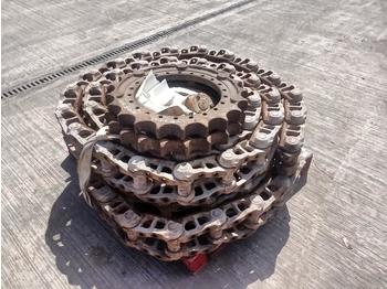 Track for Excavator Track Train (2 of), Sprocket (2 of) to suit Excavator: picture 1