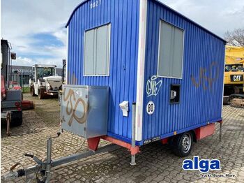 Construction container, Trailer Finboy, Bauwagen, 80km/h Zulassung, Beleuchtung: picture 1