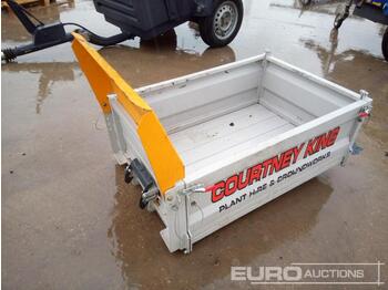 Flatbed body Lumag Dropside Body to suit Pedestrian Dumper: picture 1