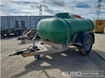  2014 Trailer Engineering Single Axle Plastic Water Bowser - storage tank