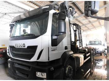 Tractor unit Iveco Stralis 460 E6 MEC SPA crane hook-lift truck: picture 1