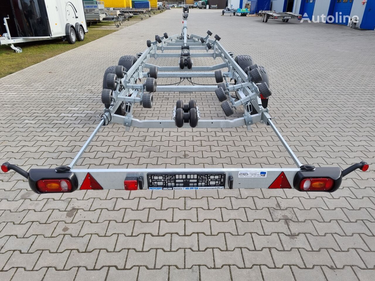 New Boat trailer Brenderup 263500TB SRX trailer for 7,8 m boat 3.5T GVW: picture 17