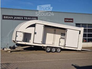 Autotransporter trailer Brian James Trailers - Race Transporter 6 208cm durchladehöhe 650cm Innenlänge Lichtpaket gebraucht: picture 1
