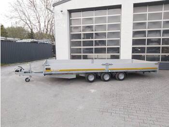  Eduard - 556x220x30cm Tridem Achse LfH nur 56cm Ladehöhe Rampen - Car trailer