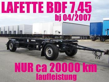 Kögel AWE 18 / LAFETTE WIE NEU NUR CA 20000 km BPW ECO - Container transporter/ Swap body trailer