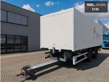 Container transporter/ swap body trailer Wuellhorst ZWF 18 / Tandem / mit wechselbrücke