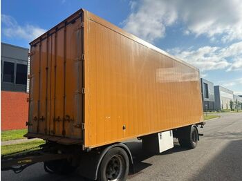 Closed box trailer Diversen HFR PA20 - 2x BPW - CLOSED BOX: picture 1