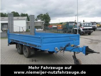Barthau LHS 8900, Auffahrrampen, Riffelboden  - Dropside/ Flatbed trailer