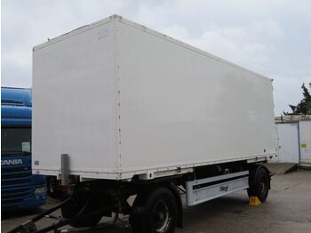 Container transporter/ Swap body trailer Fliegl ZWP 180 BDF mit 7,4m Koffer Scheibenbremse: picture 1
