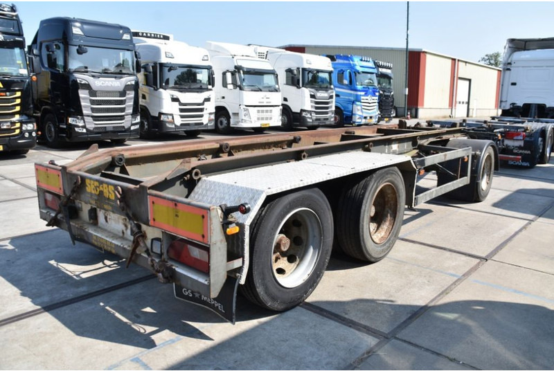 Container transporter/ Swap body trailer GS Meppel AC-2008 N - BPW AXLES - DRUM BRAKES -: picture 3