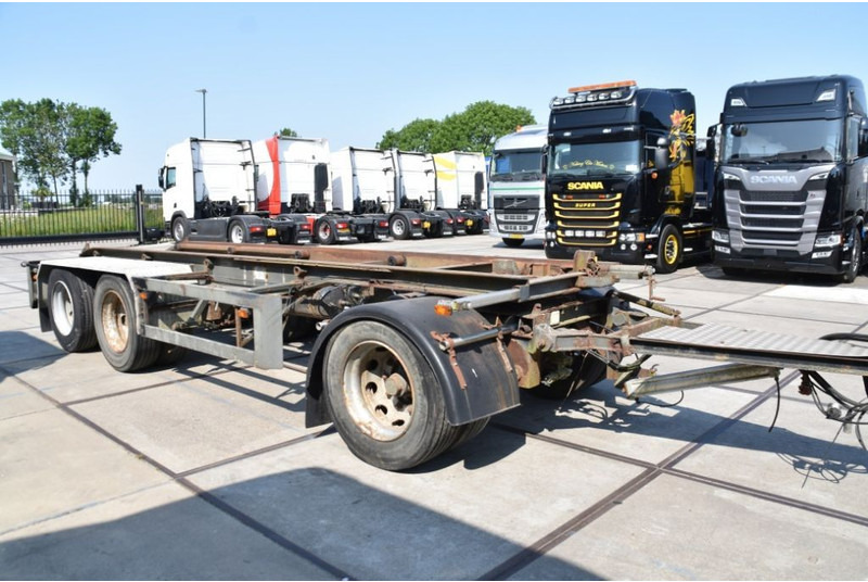 Container transporter/ Swap body trailer GS Meppel AC-2008 N - BPW AXLES - DRUM BRAKES -: picture 4