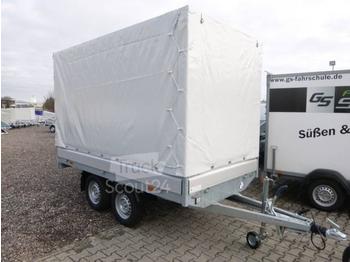 New Curtainsider trailer Hapert - Azure H 2 Hochlader 3050 x 1600 x 300 mm, mit Plane 180 cm grau ZG 2,0 to. selbstaufrollbare Seite: picture 1