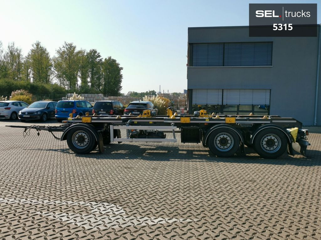 Roll-off/ Skip trailer Hüffermann HMA 27.76 / Container chassis / Liftachse: picture 8