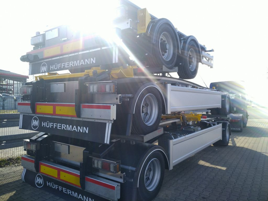 New Roll-off/ Skip trailer Hüffermann HSA1870 BPW VERZINKT FullOption Schlitten 3250kg: picture 11
