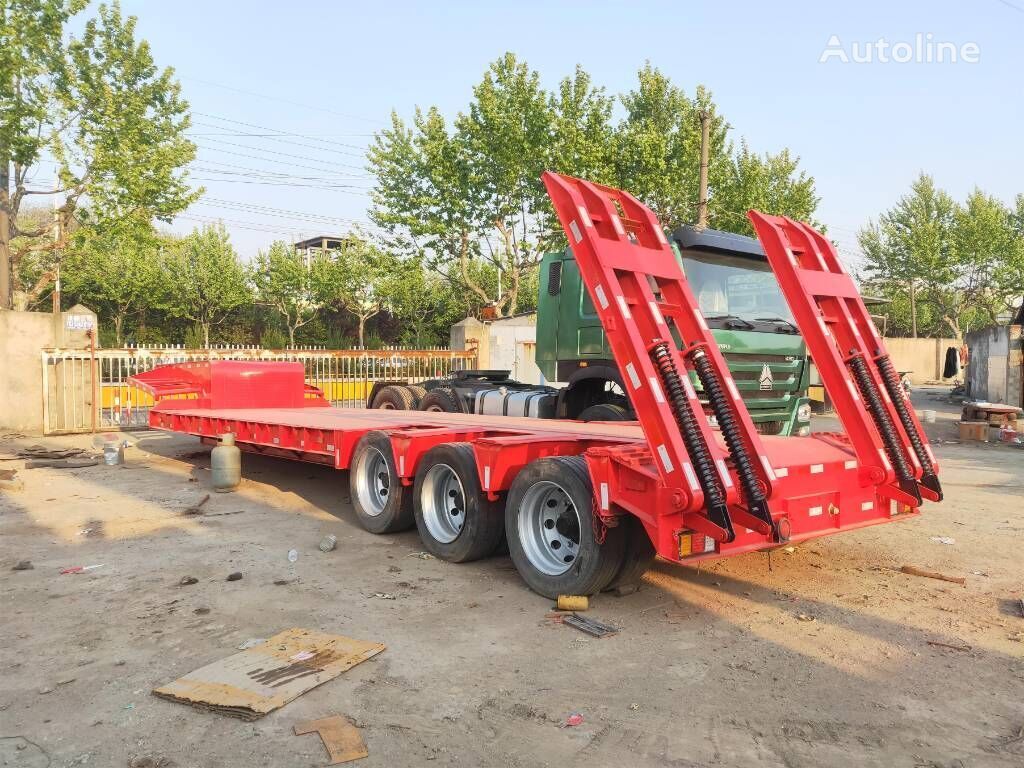 Low loader trailer for transportation of heavy machinery KUNBO LKB9400TDP: picture 3