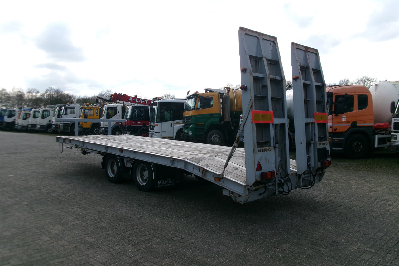 Plant trailer King 2-axle platform drawbar trailer 14t + ramps: picture 3