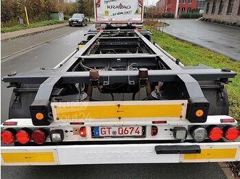Container transporter/ Swap body trailer Krone - AZW 18 BDF: picture 1