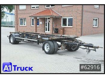 Container transporter/ Swap body trailer Krone AZW 18, Maxi, Midi, SAF Achse, 1 Vorbesitzer: picture 1