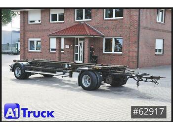 Container transporter/ Swap body trailer Krone AZW 18, Maxi, zwilling, Scheibenbremse: picture 1