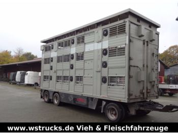 Finkl 3 Stock Ausahrbares Dach Vollalu Typ 2  - Livestock trailer
