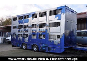 Finkl 3 Stock  "Tandem"  Hubdach  - Livestock trailer