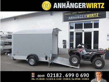 New Closed box trailer / - Roadster Kofferanhänger Rampe Pullman 100 km/H: picture 1
