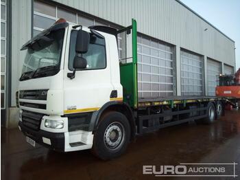 Dropside/ Flatbed truck for transportation of heavy machinery 2013 DAF CF360: picture 1