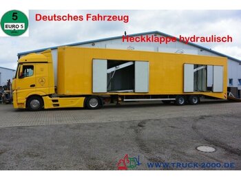 Mercedes-Benz Actros 1845 Spezial Geschlossen Transport 4 PKW - autotransporter truck