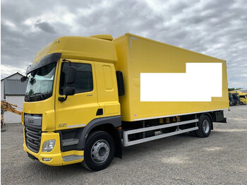 Box truck DAF CF 260 FA Möbel 18-Tonner abgelastet auf 12 Tonnen