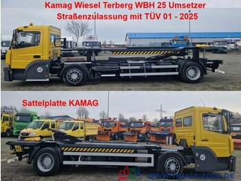 Container transporter/ swap body truck Kamag Wiesel WBH 25 BDF Umsetzer Sattelplatte BC