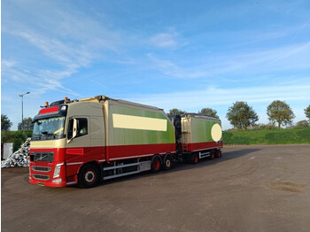 Volvo FH 460 6x2 with crane and trailer - crane truck