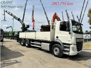 Crane truck DAF CF 410 6x4 + KRAAN PALFINGER PK 16002 C (4x) + ROTATOR  (BAUSTOFF LKW) - PLATEAU 6m55 - 280.000km !: picture 1