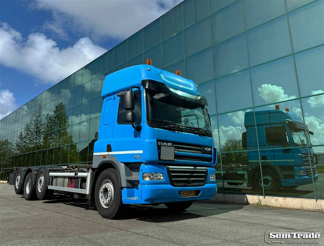 Container transporter/ Swap body truck DAF CF 85.410 FAQ ATe 8X2 PTO + Compressor Full ADR ALL Classes Holland Truck: picture 25