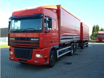 Container transporter/ Swap body truck DAF FAS95XF 380: picture 1