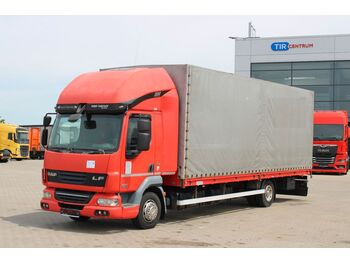 Curtainsider truck DAF FA LF 45.220, SLEEPING CABIN, EURO 5EEV: picture 1