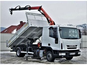 Tipper, Crane truck IVECO Eurocargo 120 E 22: picture 1