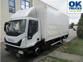 Curtainsider truck IVECO Eurocargo ML75E21/P EVI_C Euro6 Klima AHK ZV: picture 1