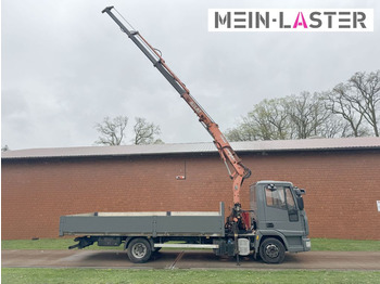 Dropside/ Flatbed truck, Crane truck Iveco ML 80E18 Atlas 60.1 11,9 m - 550 kg 5+6 St.Kreis: picture 3