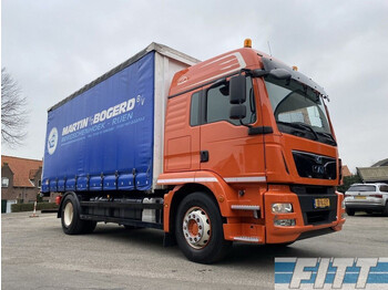 Curtainsider truck MAN 18.340 TGM 18.340 EURO6, schuifzeilen, aansluiting kooiaap: picture 1