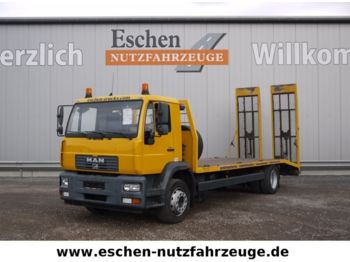 Dropside/ Flatbed truck MAN LE 18.220 LL, Seilwinde, Rampen, Luft: picture 1