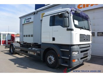 Container transporter/ Swap body truck MAN TGA 18.350 LL  BDF 1.Hand 5 Sitze Klima Schalter: picture 1