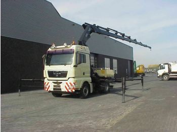 Truck MAN TGA 18 440 4X4 +HIAB/kran/kraan/Montagekran/: picture 1