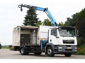 Crane truck MAN TGM 19.250 !!KRAN/PRITSCHE/LADEBORDWAND!!: picture 1