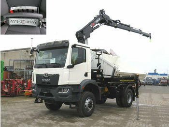 New Tipper, Crane truck MAN TGM 3 18.320 4x4 BB 2-Achs Allradkipper Kran 3xh: picture 1