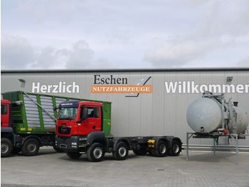 Container transporter/ Swap body truck MAN TGS 41.440 8x8 BB Agrotruck, Güllefass, Häcksler: picture 1