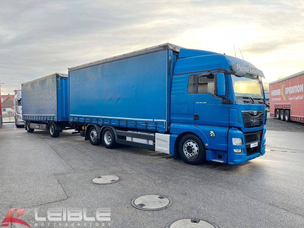 Curtainsider truck MAN TGX 26.440 6x2-2LL Festaufbau / Motor überholt!: picture 9
