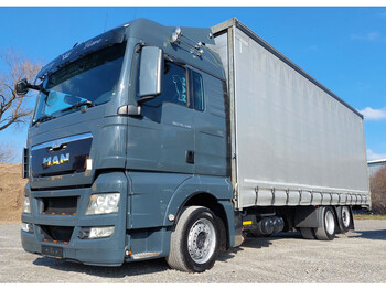 Curtainsider truck MAN TGX 26.440 6x2 Jumbo Gardine Retarder AHK (36): picture 1