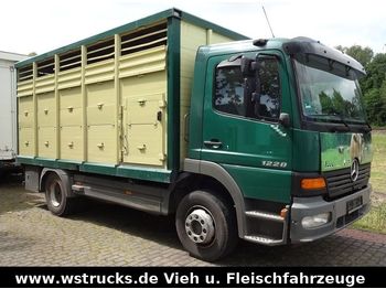 Livestock truck Mercedes-Benz 1228 mit Menke Einstock Vollalu "Top": picture 1