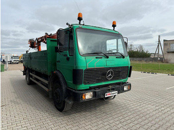 Mercedes-Benz 1622 + ATLAS kran, V6 - Dropside/ Flatbed truck, Crane truck: picture 2